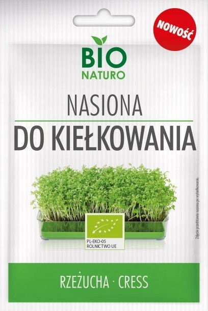 Nasiona do kiełkowania Rzeżucha 25g BioNaturo