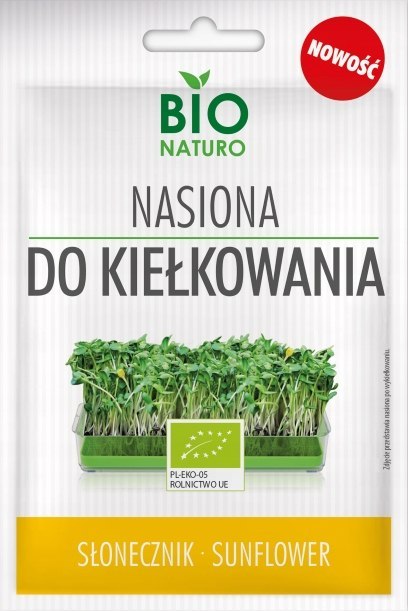 Nasiona do kiełkowania Słonecznik 40g BioNaturo