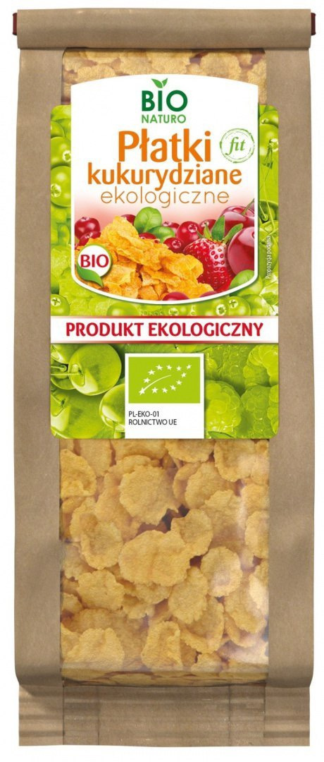 Płatki kukurydziane BIO 180g BioNaturo