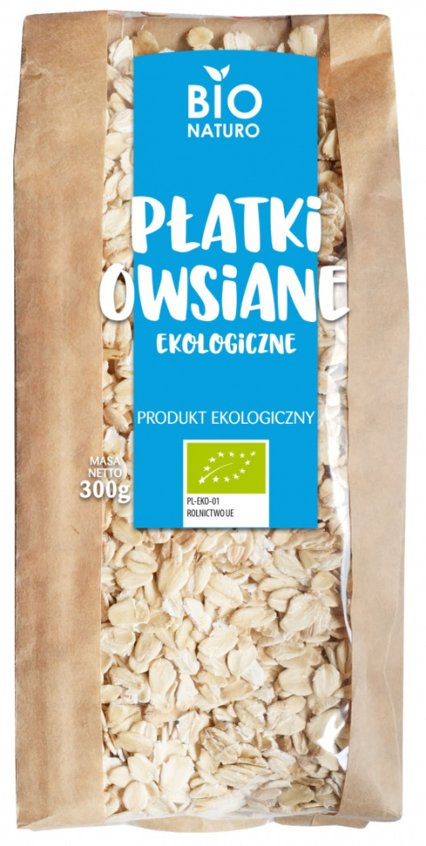 Płatki owsiane BIO 300g BioNaturo