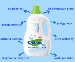 Balsam do prania biel DZIDZIUŚ 1,5l