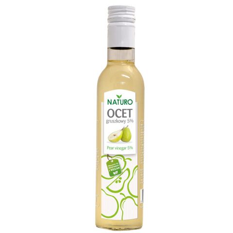 Ocet gruszkowy 5% 250ml Naturo