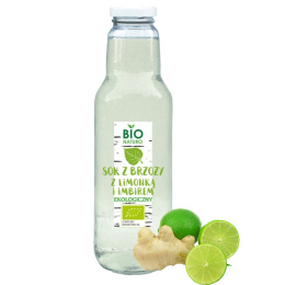 Birch Tree Sap with Lime and Ginger