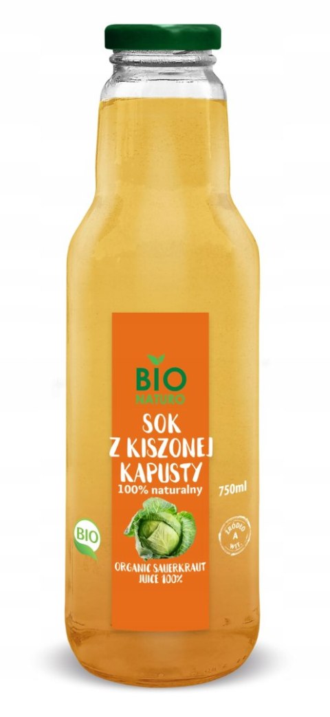 Sok z kiszonej kapusty BIO 750ml BIO Naturo