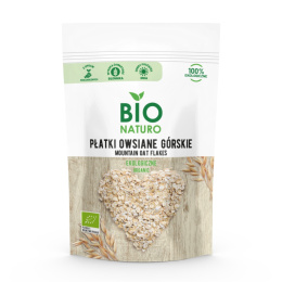 Płatki owsiane górskie BIO 300g / BioNaturo