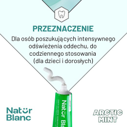 Pasta do Zębów Natur Blanc ARCTIC MINT Odświeżająca